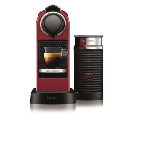 Machine expresso à capsules KRUPS NESPRESSO YY4116FD CITIZ & MILK - Rouge