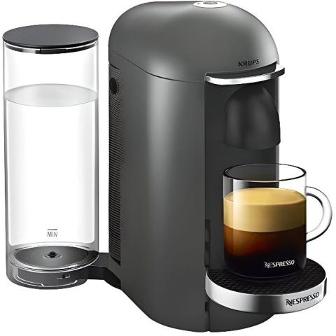 Machine expresso Krups Vertuo Plus titane - Nespresso - 5 tailles de tasses - 1,8L - Capsule Machine expresso Krups Vertuo Plus titane - Nespresso - 5 tailles de tasses - 1,8L - Capsule