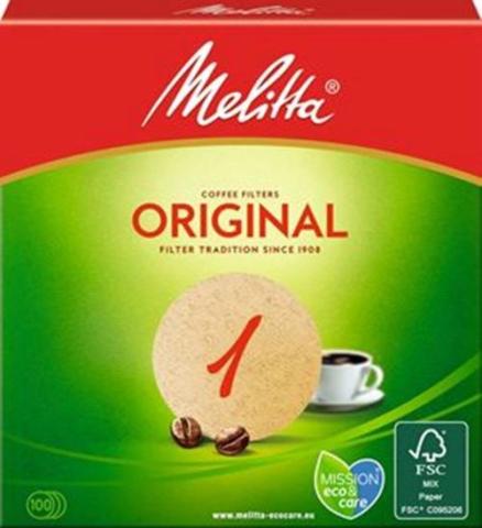 Melitta 204335 Classic Filtre À Café Marron 100 Pièces