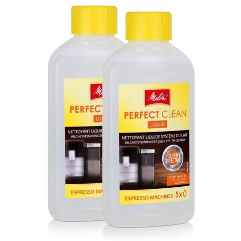 Melitta - 2x Lait Nettoyant 250 Ml Perfect Clean Pour Machine A Café