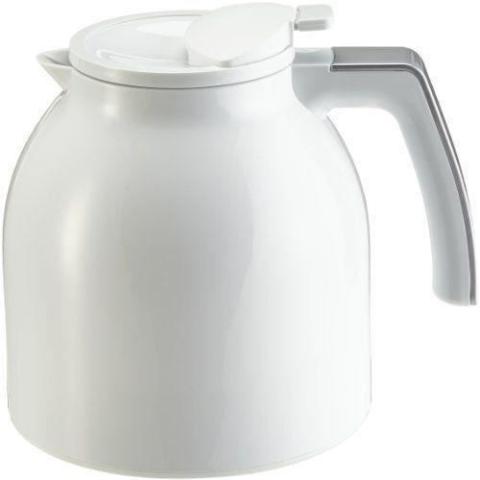 Melitta 307133 Look III Therm de Luxe Verseuse pour Machine à café Blanc/Argent Melitta 307133 Look III Therm de Luxe Verseuse pour Machine à café Blanc/Argent