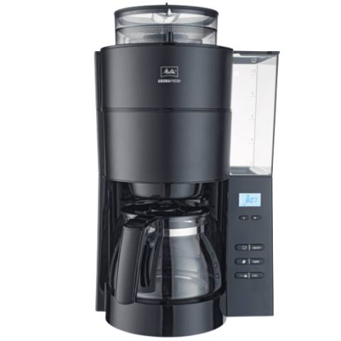 Melitta AromaFresh Cafetière Electrique 1.2L 1080W Filtre Réutilisable Programmable Inox Noir Melitta AromaFresh Cafetière Electrique 1.2L 1080W Filtre Réutilisable Programmable Inox Noir