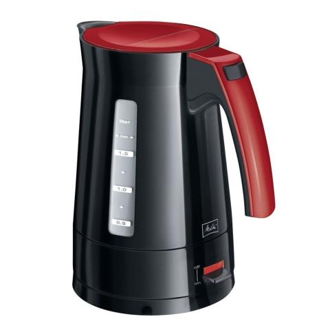 Melitta Bouilloire enjoy aqua noir/rouge melitta
