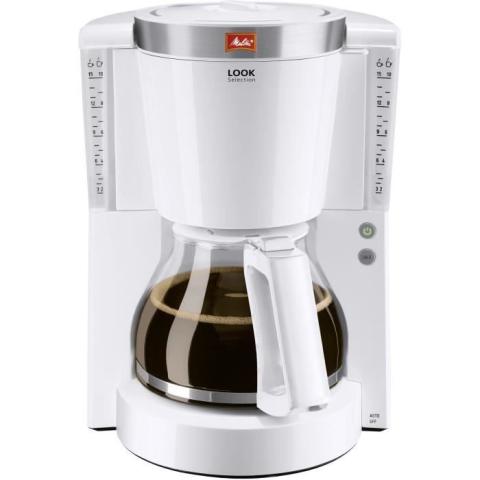 MELITTA Cafétière Look IV Selection 1011-03 Blanc/Acier Brossé MELITTA Cafétière Look IV Selection 1011-03 Blanc/Acier Brossé