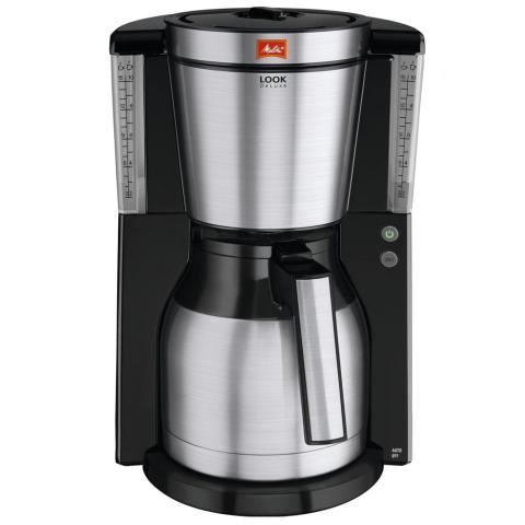 Melitta CAFETIÈRE LOOK IV THERM DELUXE NOIR-ACIER BROSSE