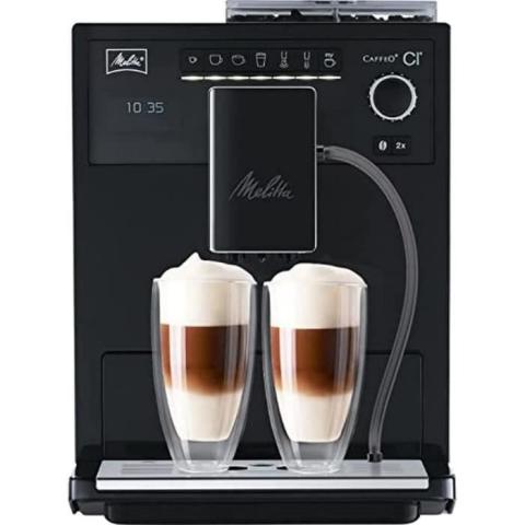 Melitta Caffeo CI E970-003 Machine a cafe automatique avec reservoir a lait, reservoir a 2 compartiments, fonction One Touch