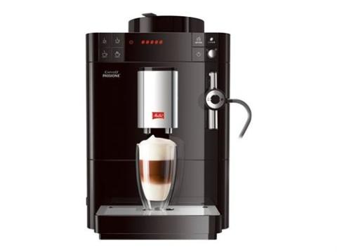 Melitta CAFFEO Passione - Machine à café automatique avec mousseur à lait - 15 bar - noir