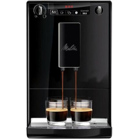 Melitta - E950-222 Machine expresso automatique avec broyeur Caffeo Solo - Noir Pur Melitta - E950-222 Machine expresso automatique avec broyeur Caffeo Solo - Noir Pur