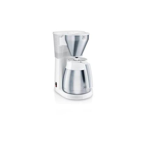 Melitta EasyTop Therm Steel - Cafetière - 12 tasses - blanc Melitta EasyTop Therm Steel - Cafetière - 12 tasses - blanc