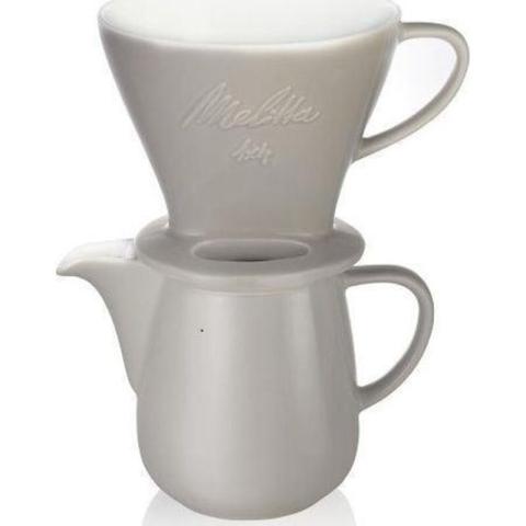 Melitta Ensemble de préparation de café gris pastel 600 ml Melitta Ensemble de préparation de café gris pastel 600 ml
