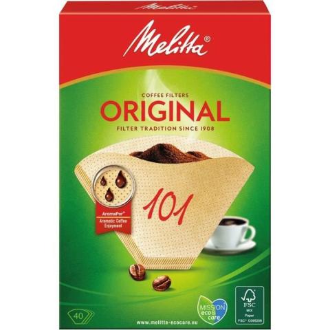 MELITTA Filtre à café cornet Original en papier 101 - x40 MELITTA Filtre à café cornet Original en papier 101 - x40