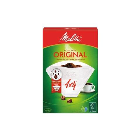 MELITTA - Filtre cornet papier bte40 1x4 MELITTA - Filtre cornet papier bte40 1x4
