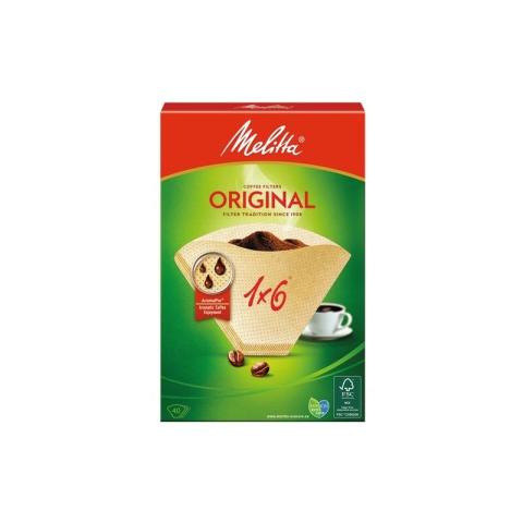 Melitta - filtre cornet papier BTE40 brun 1X6 030187