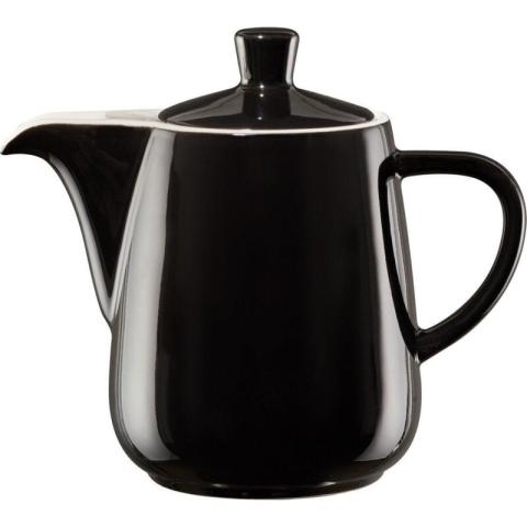 Melitta Jarre Porcelaine 600 Ml Finition Noire Élégante
