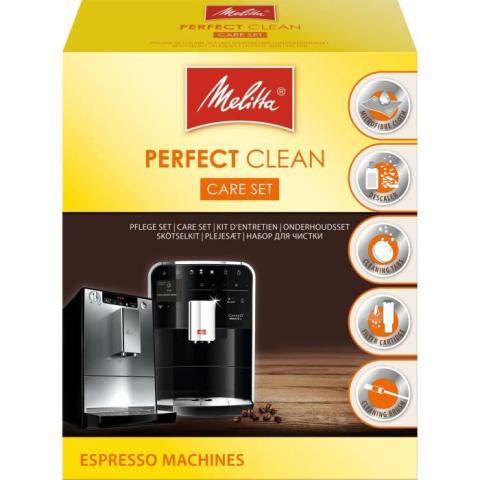 Melitta - Kit Nettoyage - Perfect Clean - Machines à Expresso - 1 cartouche filtrante + 1 tissu + pastilles nettoyage + dét liquide Melitta - Kit Nettoyage - Perfect Clean - Machines à Expresso - 1 cartouche filtrante + 1 tissu + pastilles nettoyage + dét liquide