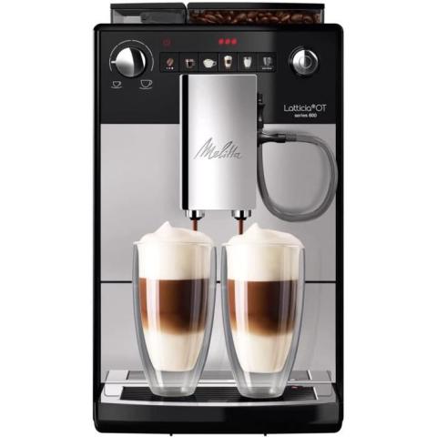 Melitta Latticia OT Argent F300-101, Machine a Cafe avec Broyeur a Grains, One Touch, Expresso, Cappuccino, Latte Macchiato, Melitta Latticia OT Argent F300-101, Machine a Cafe avec Broyeur a Grains, One Touch, Expresso, Cappuccino, Latte Macchiato,