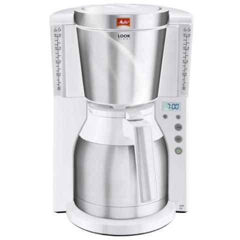 Melitta Look IV Therm Timer Blanc 1011-15, Autonome, Machine à café filtre, Café moulu, 1000 W, Blanc Melitta Look IV Therm Timer Blanc 1011-15, Autonome, Machine à café filtre, Café moulu, 1000 W, Blanc