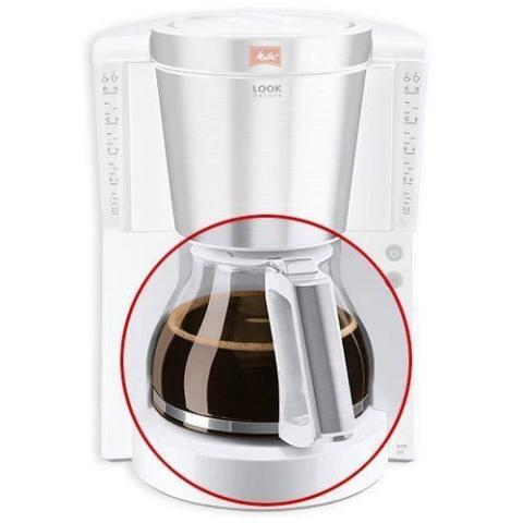 Melitta Look IV Verseuse Blanc/Inox 18,5 x 18,5 x 13,5 cm - 4006508209927 Melitta Look IV Verseuse Blanc/Inox 18,5 x 18,5 x 13,5 cm - 4006508209927
