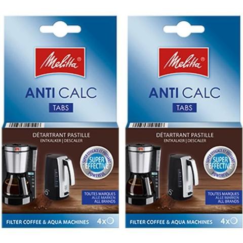 Melitta Lot de 8 tablettes de détartrage anti-calcaire pour machine à café 8 x 12 g A160 Melitta Lot de 8 tablettes de détartrage anti-calcaire pour machine à café 8 x 12 g A160