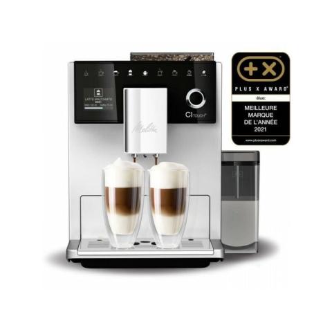 Melitta - Machine a Cafe avec broyeur ci Touch F630-101 -Argent Melitta - Machine a Cafe avec broyeur ci Touch F630-101 -Argent