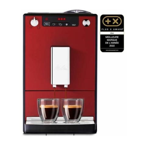 Melitta - Machine a Café broyeur a Grain Solo - Rouge Chili