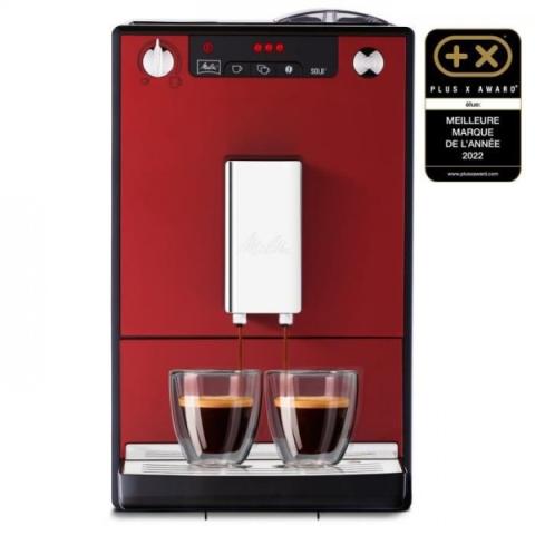 Melitta - Machine A Cafe A Café Broyeur A Grain Solo - Rouge Chili