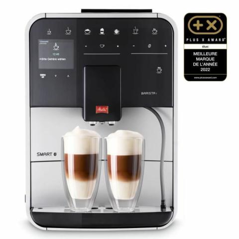 Melitta Machine à Café à Grain MELITTA Barista T Smart - Argent (sans réservoir lait)  Blanc