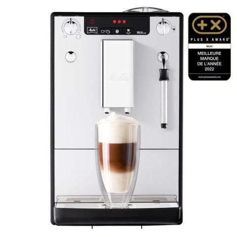 Melitta - Machine à Café à Grain Solo & Milk Argent - Machine Expresso Automatique Broyeur à Grains et Buse Vapeur Melitta - Machine à Café à Grain Solo & Milk Argent - Machine Expresso Automatique Broyeur à Grains et Buse Vapeur