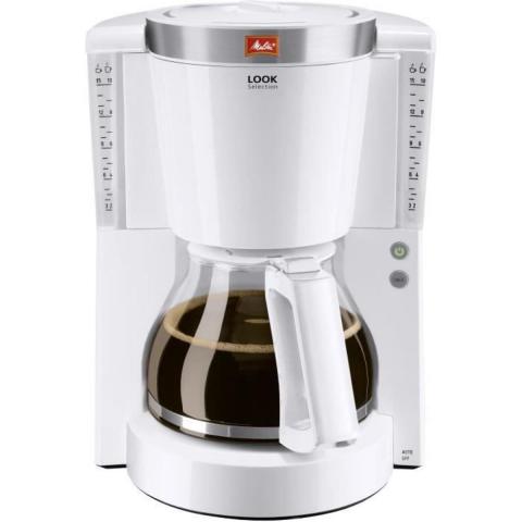 Melitta MELITTA Cafétiere Look IV Selection 1011-03 Blanc/Acier Brossé Melitta MELITTA Cafétiere Look IV Selection 1011-03 Blanc/Acier Brossé