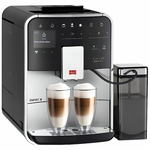 Melitta Melitta CAFFEO Barista TS Smart Machine à café automatique avec buse vapeur Cappuccino 15 bar argenté(e) Noir Melitta Melitta CAFFEO Barista TS Smart Machine à café automatique avec buse vapeur Cappuccino 15 bar argenté(e) Noir