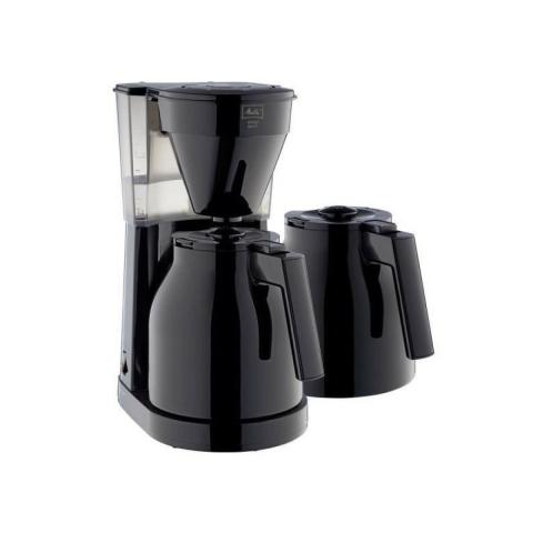 Melitta MELITTA Easy Therm II - Cafetiere filtre 1L - 1050 W + 2eme verseuse - Noir Melitta MELITTA Easy Therm II - Cafetiere filtre 1L - 1050 W + 2eme verseuse - Noir