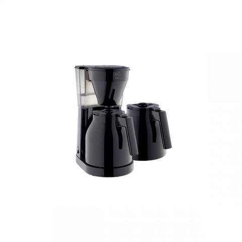 Melitta MELITTA Easy Therm II - Cafetiere filtre 1L - 1050 W + 2eme verseuse - Noir