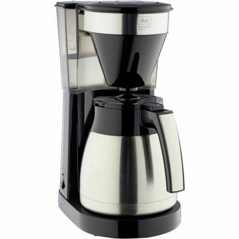 Melitta MELITTA Easy Top Therm Inox II 1023-10 - Cafetiere filtre 1L - 1050 W - Noir  Noir, Inox