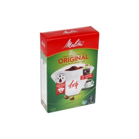 MELITTA - PAPIER FILTRE A CAFÉ 1x4 / 80 blanc + détartrant - 6749477 MELITTA - PAPIER FILTRE A CAFÉ 1x4 / 80 blanc + détartrant - 6749477