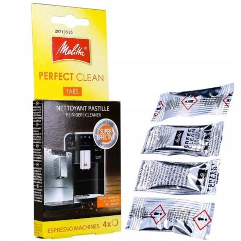Melitta Perfect Clean pastilles de nettoyage 4x18g