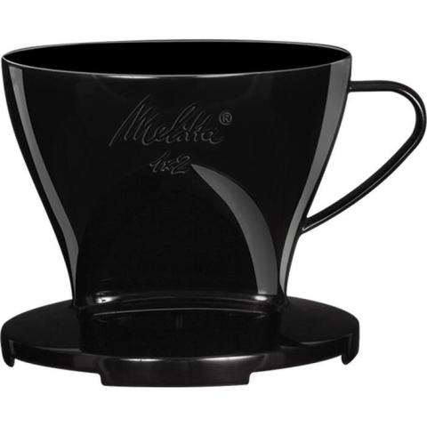 MELITTA Porte-filtre à café 1x2 - Noir