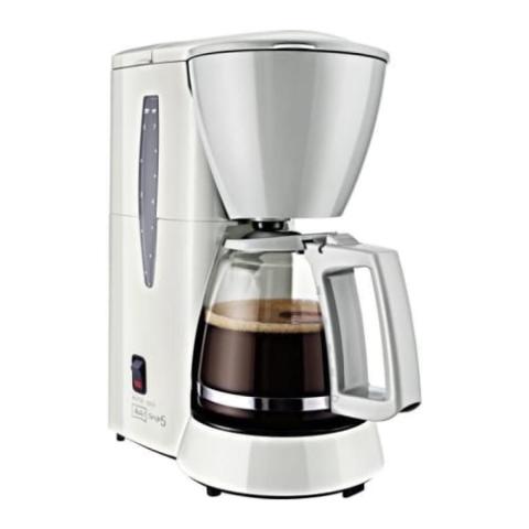 Melitta Single 5 Cafetière Électrique 600W 1.2L Chauffe-Tasses Plastique Blanc Melitta Single 5 Cafetière Électrique 600W 1.2L Chauffe-Tasses Plastique Blanc