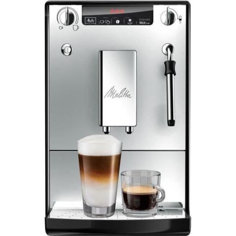 MELITTA Solo & Milk E953-102 Machine expresso automatique avec broyeur intégré - Argent