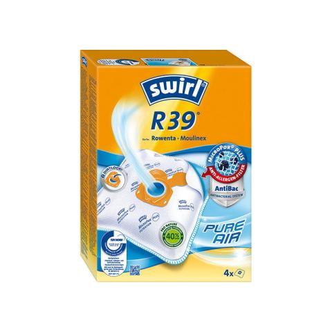 Melitta Swirl R 39 MicroPor Plus - Aspirateur réservoir cylindrique - Sac à poussière - Blanc - Rowenta - RO 3900... 3999 Compact Power RO 6300... Melitta Swirl R 39 MicroPor Plus - Aspirateur réservoir cylindrique - Sac à poussière - Blanc - Rowenta - RO 3900... 3999 Compact Power RO 6300...
