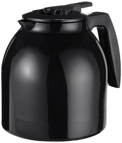 Melitta Verseuse Isotherme, Capacité 1 Litre, Pour Cafetières à Filtres LOOK Therm DeLuxe, Noir/Inox