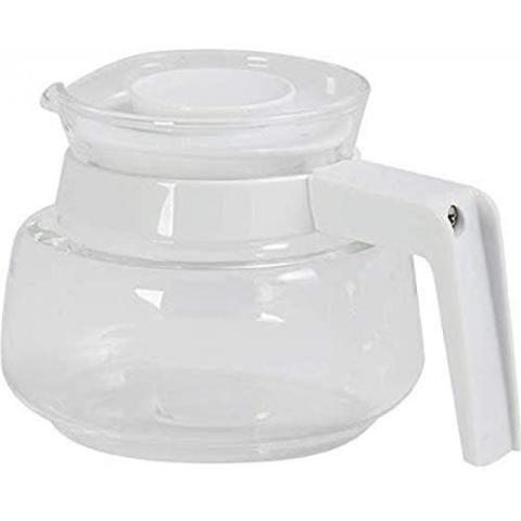 Melitta verseuse en verre, capacité 0,3 l, pour cafetières à filtres aromaboy, blanc Melitta verseuse en verre, capacité 0,3 l, pour cafetières à filtres aromaboy, blanc