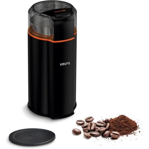 Moulin à café - KRUPS - GX332810 - Électrique - Noir - Compact