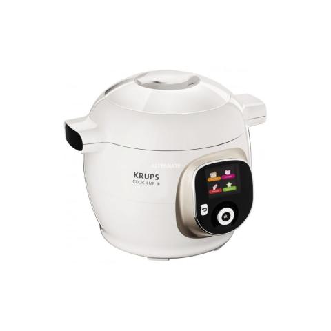 Multicuiseur cook4me Plus Krups cz7101 - 4L , 1200 W, Blanc/Gris