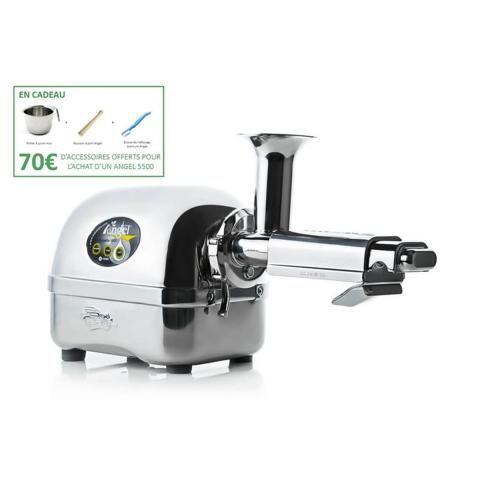Pack promo Angel 5500 + Accessoires - Extracteur De Jus Horizontal Pack promo Angel 5500 + Accessoires - Extracteur De Jus Horizontal