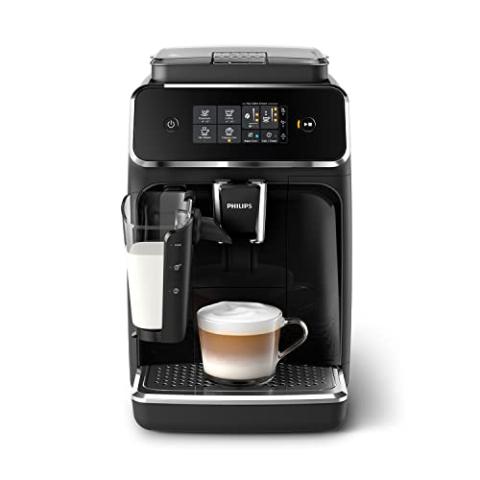 Philips Série 2200 Machine Expresso - Café à Grain - LatteGo Mousseur à Lait, 3 Spécialités de Café, Écran Tactile Intuitif, Noir Brillant (EP2231/40) Philips Série 2200 Machine Expresso - Café à Grain - LatteGo Mousseur à Lait, 3 Spécialités de Café, Écran Tactile Intuitif, Noir Brillant (EP2231/40)