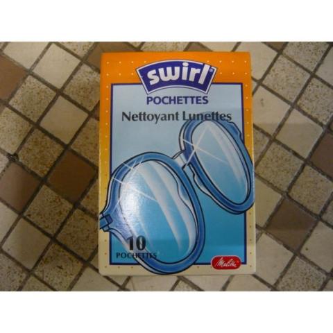 Pochettes nettoyant lunettes x10 SWIRL Pochettes nettoyant lunettes x10 SWIRL