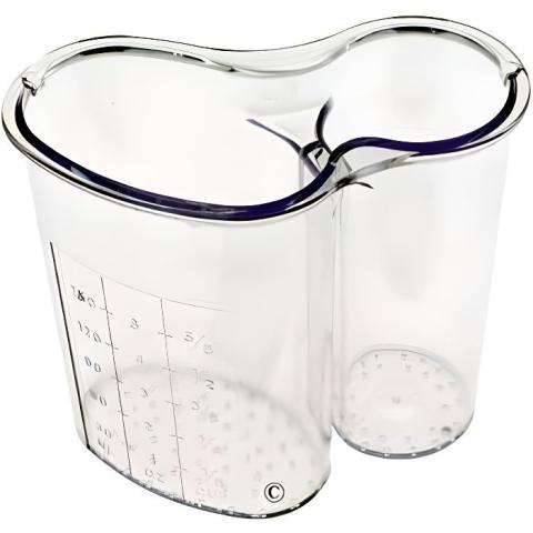 Poussoir double (pour couvercle de bol hachoir) (42472-7362) - Robot ménager - MOULINEX, SEB, KRUPS (2916)