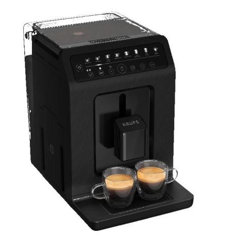 RECONDITIONNÉ KRUPS EVIDENCE UP Fully Automatic Espresso and Cappuccino Machine Smart Design EA897B10R RECONDITIONNÉ KRUPS EVIDENCE UP Fully Automatic Espresso and Cappuccino Machine Smart Design EA897B10R