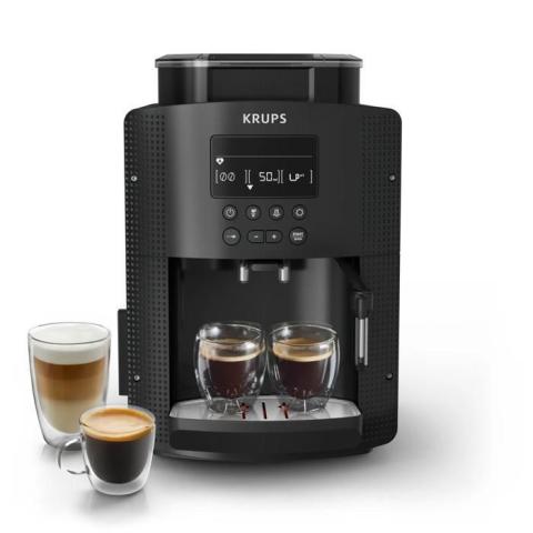 RECONDITIONNÉ KRUPS Machine à café broyeur à grain Ecran LCD Nettoyage automatique EA815070-RA RECONDITIONNÉ KRUPS Machine à café broyeur à grain Ecran LCD Nettoyage automatique EA815070-RA