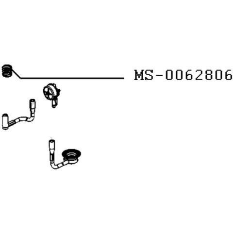 Ressort amortisseur de pompe (repère MS-0062806) nespresso pixie Ressort amortisseur de pompe (repère MS-0062806) nespresso pixie